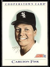 1992 Score #B8 Carlton Fisk Factory Inserts Baseball Card 3203Q