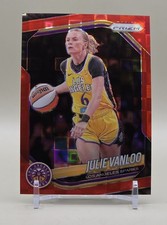 Julie Vanloo 2025 Panini Prizm WNBA RED PANDORA PRIZM Card #132 /199 SPARKS