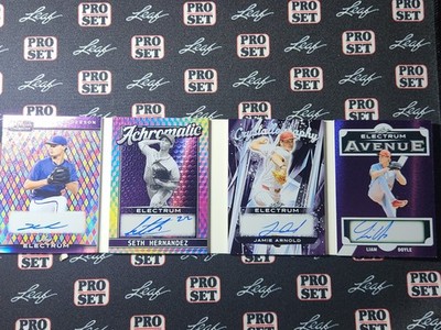 2026 Leaf Electrum Kade Anderson Seth Hernandez Jamie Arnold Liam Doyle Auto 4/7