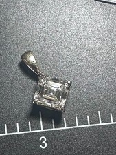 1.5 carat diamond lab ascher cut in 14k yello...