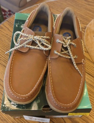 Khombu Men s Newport Memory Foam Boat Driving Shoes Tan Size 9M - NEW IN BOX