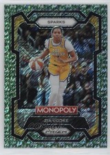 2024 Panini Prizm Monopoly WNBA Millionaire Green Shimmer 13/20 Zia Cooke 0zu3