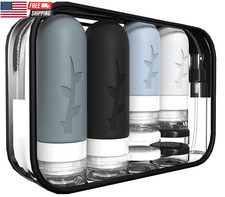 18Pack Travel Bottles for Toiletries,Tsa Approved Silicone Travel Containers for