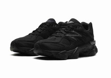 New Balance 9060 Big Kid Triple Black Suede GC9060BB Youth Size