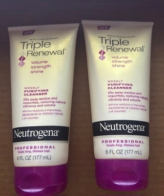 Neutrogena Triple Renewal Weekly Purifying Cleanser Shampoo 6.0 fl. oz.