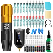 Tattoo Kit Neebol High Power Tattoo Pen Kit For Permanent Makeup Tattoo Power