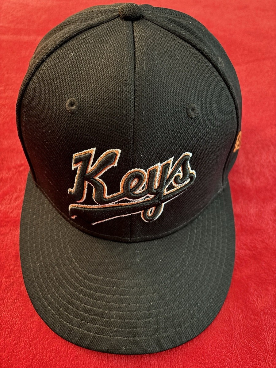 Frederick Keys Minor League Baseball L/XL Stretch Fitted Hat Cap