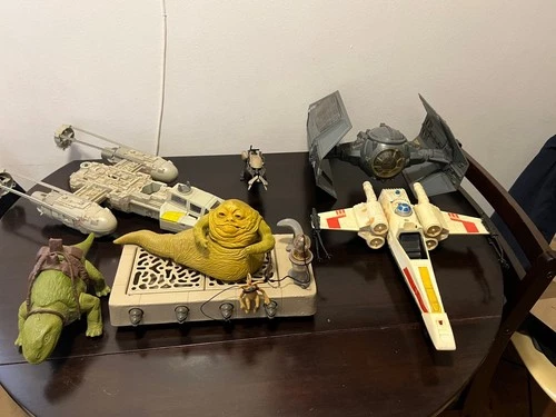 vintage star wars toys Kenner from 1978-1983 Complete Jabba Set from ROJ