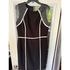 Studio One New York blk sleeveless sheath  14 interview outfit wedding guest