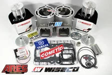 Banshee 421cc ARES 68mm Cylinders Wiseco Pistons Athena Style Ported Top End Kit