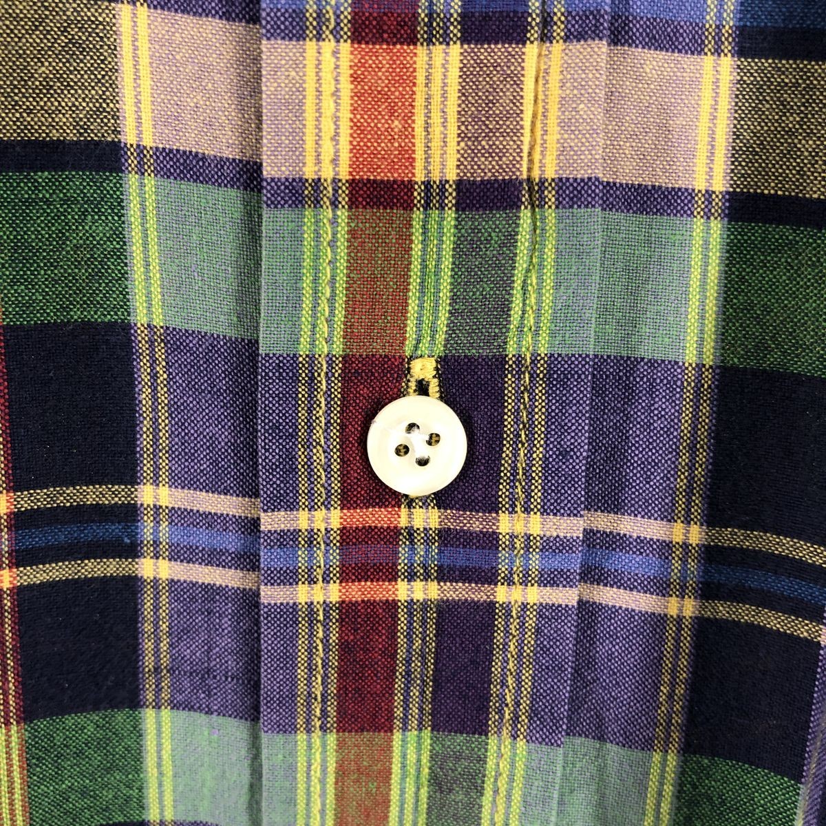 Used FOX FIRE Check Pattern Short Sleeve Button-D… - image 4