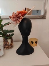 Unique elegant beige fascinator for wedding or Ascot / hat