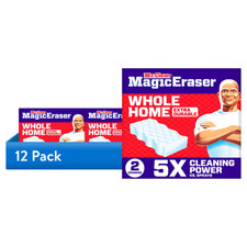 12x Mr. Clean Magic Eraser Whole Home Extra Durable 2-Count Packs - 24 Sponges
