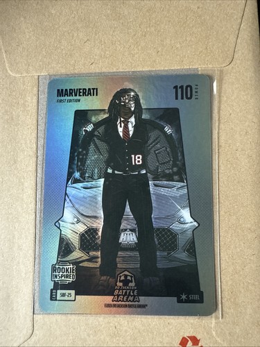 2024 Bo Jackson Battle Arena Marverati Marvin Harrison Jr RC ROOKIE Silver Foil