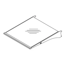 Whirlpool W10756310 Refrigerator Fixed Shelf Genuine Original Equipment Manufact