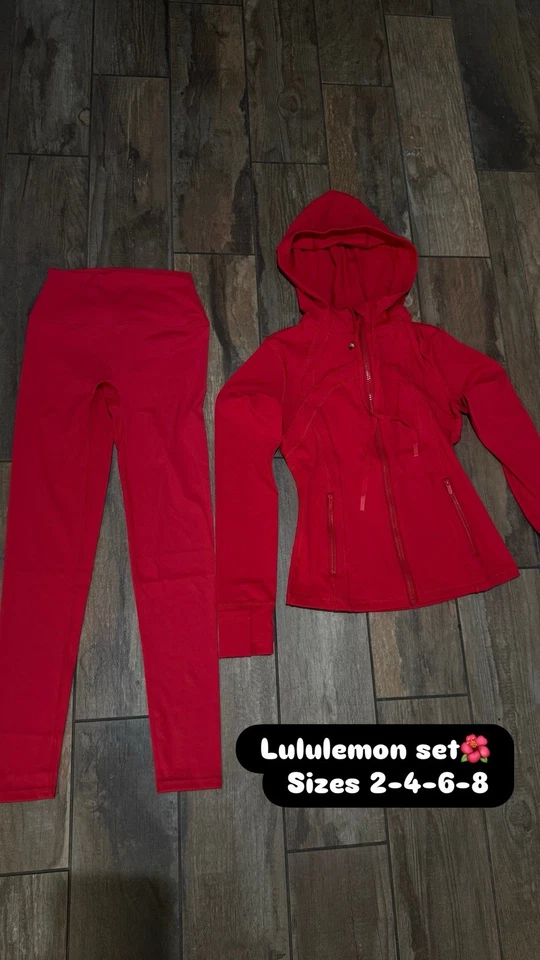 Conjunto Lululemon Mujer - Define Chaqueta + Leggings - Fresa y más colores 2468 Foto 3 de 4