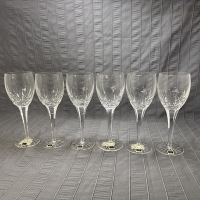 Reed & Barton Miller Rogaska Concord Crystal Stemmed Goblets, Set Of 6