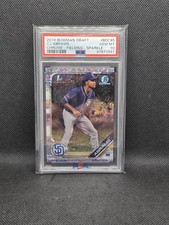2019 Bowman Draft Chrome Prospects Speckle Refractor CJ Abrams Rc SP
