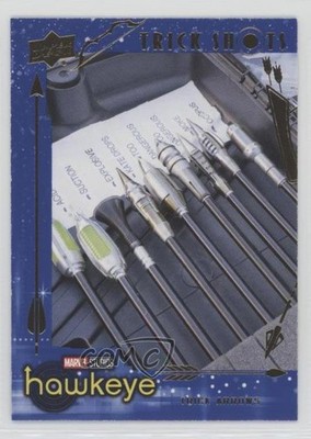 2023 Upper Deck Marvel Studios Hawkeye Trick Shots Blue 140/199 Arrow #TS12 c6z