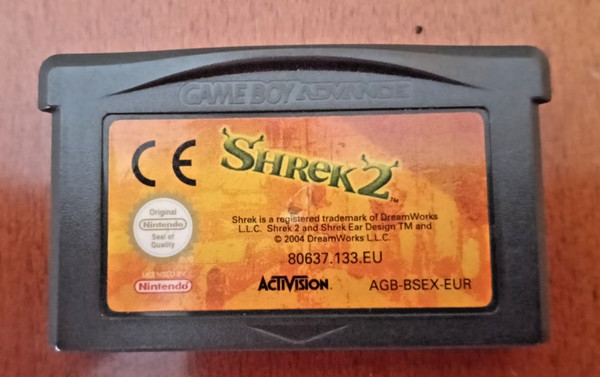 VIDEOJUEGO GAMEBOY ADVANCE SHREK 2 - GBA - PAL (versión Europea) - FUNCIONANDO