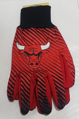 Chicago Bulls Striped Sport Utility Gloves - NBA