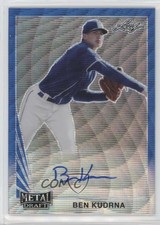 2021 Leaf Metal Draft 1990 Leaf Auto Blue Wave 3/20 Ben Kudrna #LA-BK1 Auto 6fs