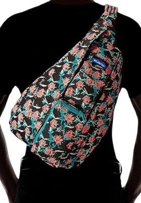 Kavu Rope Sling Crossbody Backpack Sparklers Print Messenger Bag Amazon.com: KAVU Rope Sack Sling Crossbody Backpack  main image 4