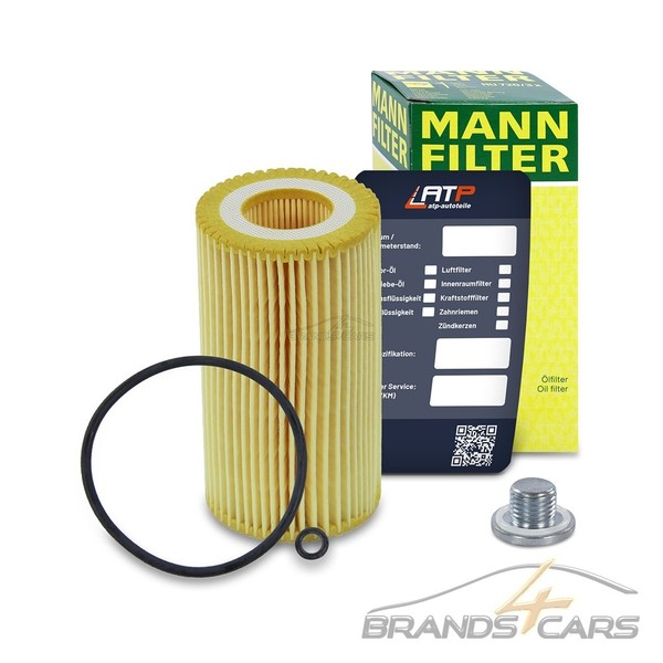 Mann-Filter ÖLFILTER+ÖLABLASS-SCHRAUBE FÜR Opel Vectra C 2.0 2.2 DTI-image