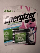 Energizer Power Plus Rechargeable AAA Batteries 4 pack
