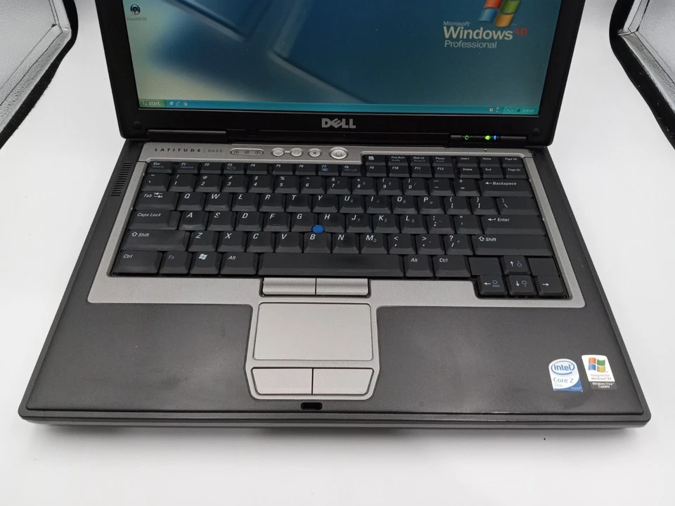 Dell Latitude D620 Laptop Intel Core 2 Duo 2GB RAM 80GB HDD XP RS232 *READ* -RR - Image 2 of 4