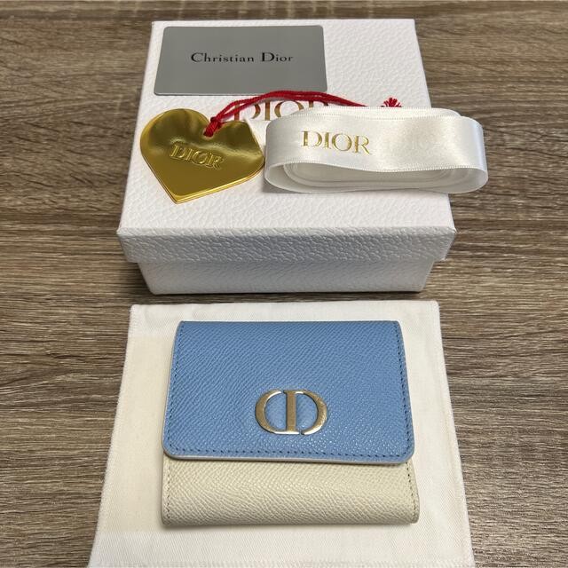 Christian Dior Lotus tri-fold leather wallet in excellent condition 025