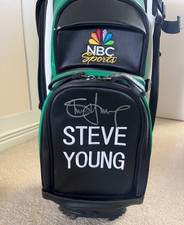 STEVE YOUNG TAHOE AMERICAN CENTURY CELEBRITY VESSEL GOLF BAG SIGNED 1/1 AUTO HOF