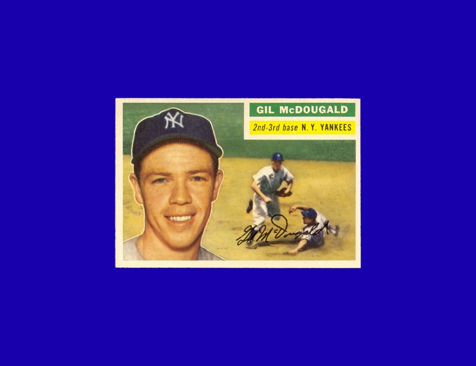 1956 Topps Gil McDougald #225 - New York Yankees - Gem Mint