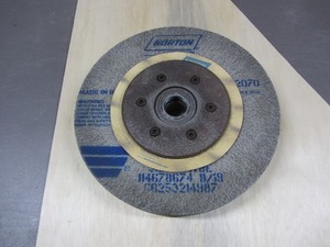 Norton Grinding Wheel 12" Grinding Wheel 38A46-IVBE 2070rpm WITH HUB INCLUDED !