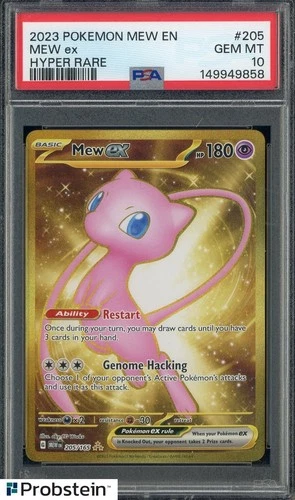 2023 Pokemon Mew En #205 Mew Ex Hyper Rare PSA 10 GEM MINT