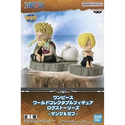 Sanji & Zeff One Piece World Sammelfigur Log Stories 6 cm