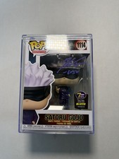 Funko Pop! Satoru Gojo #1114 7BAP Sticker- Signed By EVA-JSA COA