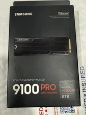 NEW SAMSUNG 9100 PRO 8TB PCIe 5.0 NVMe M.2 SSD w/ Heatsink MZ-VAP8T0CW SEALED