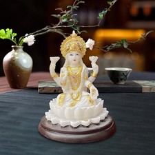 Hindu Goddess Lakshmi Statue Prosperity Sculpture Indian Goddess Lakshmi
