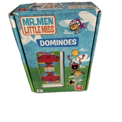 Jumbo Mr Men Little Miss Dominosteine Set in Box Kinder Alter 3+ Spielzeug