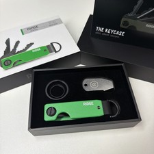 The Ridge Keycase - Voodoo Green- Key Sheath Key Holder New In Box RARE Find