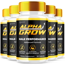 Alpha Grow Pills for Men Max Strength Alpha Grow Formula Supplement 300 Capsules