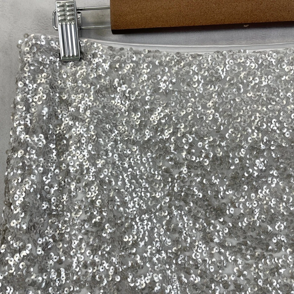 Forever 21 Mujeres Falda Lentejuelas Mediana Mini Noche Fiesta Festival Showgirl Club Foto 3 de 4