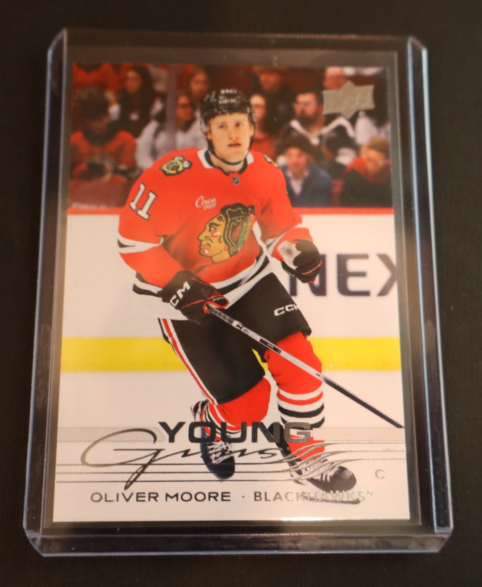 2025-26 Upper Deck Series 1 - Young Guns Oliver Moore #216 (RC)