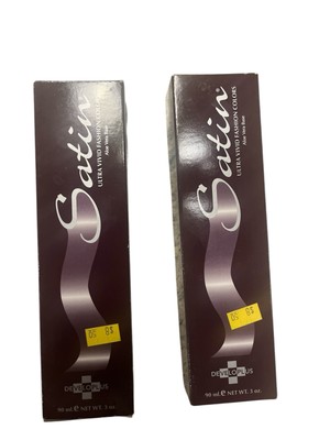 (2) Developlus Satin Ultra Vivid Fashion 7R Auburn Blonde