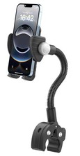 Gooseneck Phone Holder Mount for Wheelchair/Stroller/Boat/Treadmill/Spin Bike...