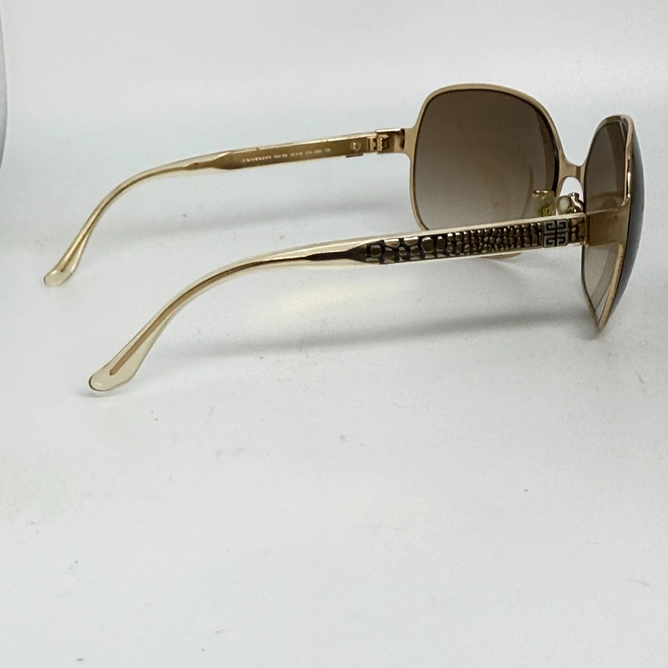 Gafas de sol GIVENCHY SGV 355 monturas oro mariposa borde completo 62-16-125 20208 Foto 4 de 4