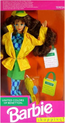 Combinaison Teresa Barbie Benetton Shopping! #4880 Mattel, vintage 1991 - Afbeelding 2 van 8