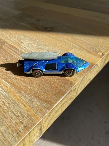 Vintage Hot Wheels Redline 1970 Rocket Bye Baby Blue FREE SHIPPING