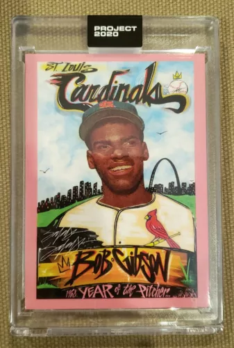 Topps Project 2020 BOB GIBSON by KING SALADEEN Card #124
